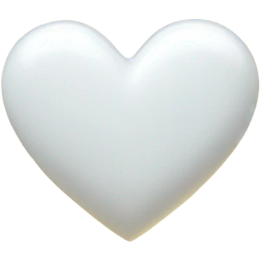 White heart sparkles  emoji