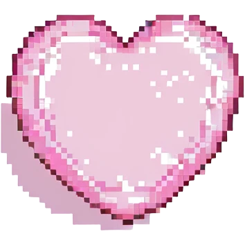 dramatic pink heart emoji