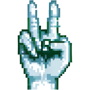 two hands showing double middle fingers, thumbs extended emoji