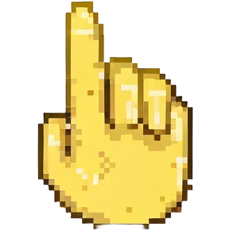 yellow finger emoji pointing at viewer emoji