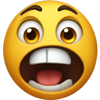 Scared emoji