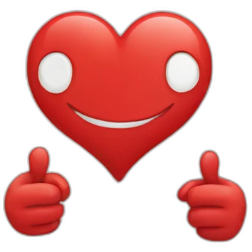 Cœur rouge emoji