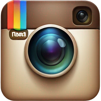 Instagram logo emoji