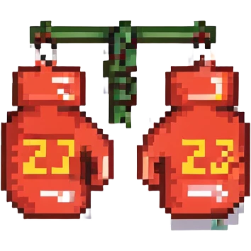 боксерские перчатки с надписью "23", no background emoji