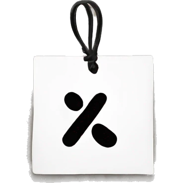 empty price tag emoji