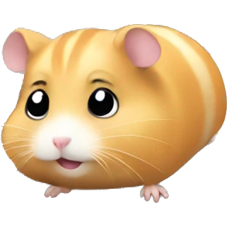 hamster on a train emoji