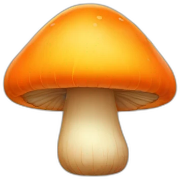 orange mushroom character chibi emoji