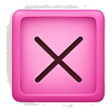 pink check box sticker