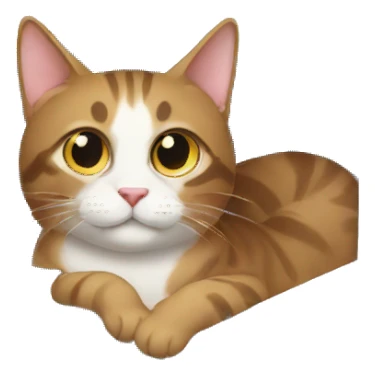 Cat in a box  sticker