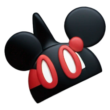 mickey ears from disney world sticker