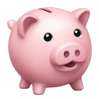 empty piggy bank sticker