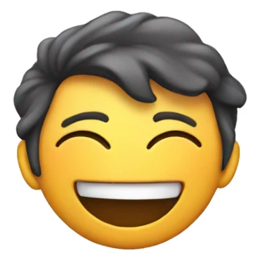 smile and laugh but nervous sticker