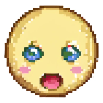 surprised face emoji sticker