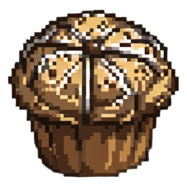 muffin with chocolate chips sticker