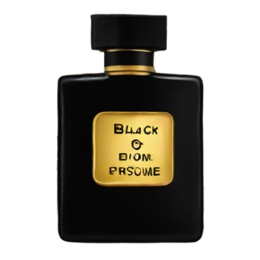 black ysl perfume sticker