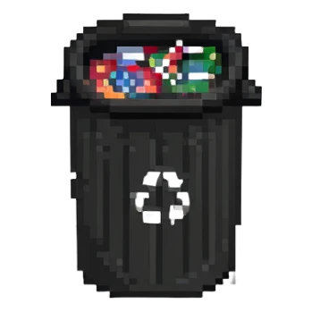trash can sticker