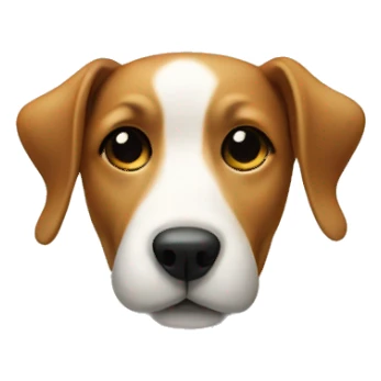 Dog on a plate sticker