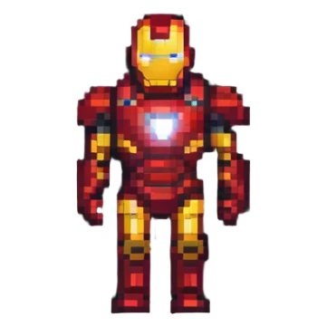Iron Man superhero sticker