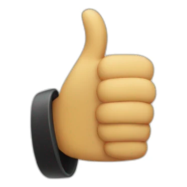 tesak thumbs up sticker