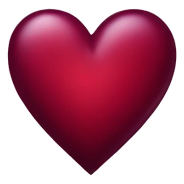 Vinous heart  sticker