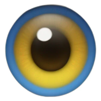 The arrow click the blue eye sticker