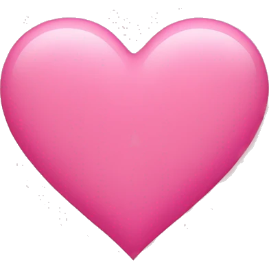Pink heart  emoji