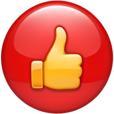 LIKE button for youtube emoji