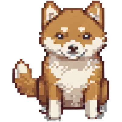 Shiba Inu sitting in a movie theater, variation 3 emoji