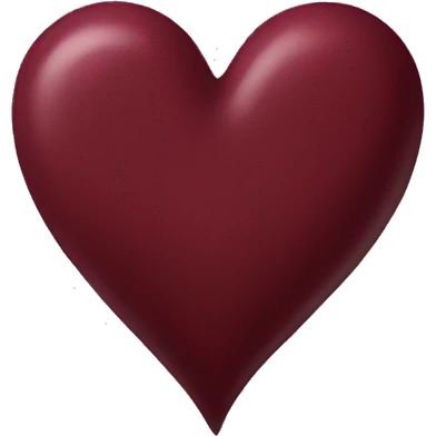 a maroon heart emoji