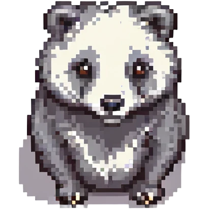 A sweet badger emoji