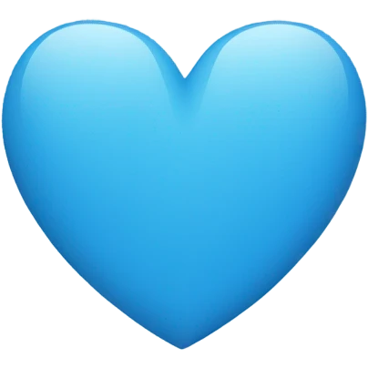 blue heart emoji