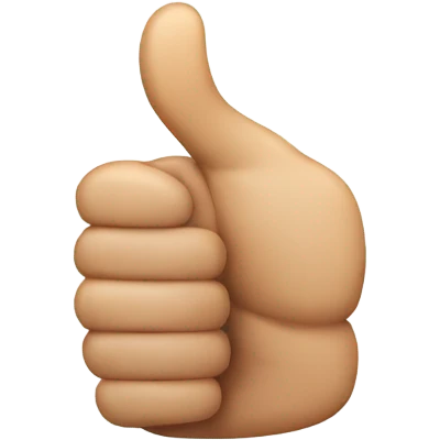 Face on the thumbs up emoji emoji