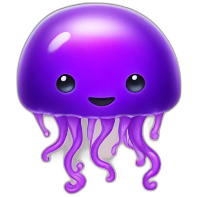 purple jellyfsih emoji