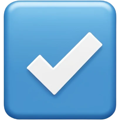 Roblox verified symbol ✔️ symbol blue colour box shape emoji