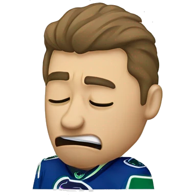 Vancouver canucks fan crying emoji