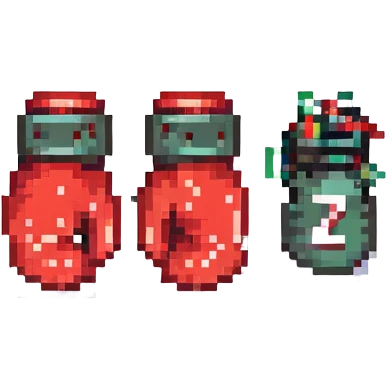 красные боксерские перчатки с надписью "23", no background emoji