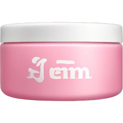 Pink face cream product emoji