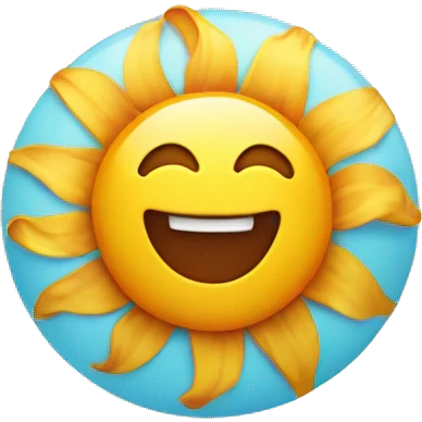 sun with bikini emoji