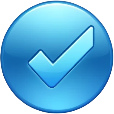 Tiktok mavi tik emoji