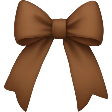 Brown Bow  emoji