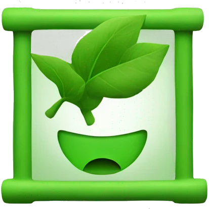 Greenwashing symbol  emoji