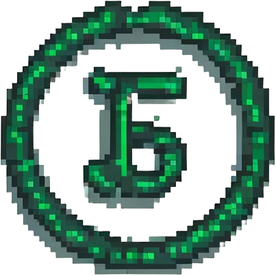 a custom emoji that combines the π (pi) math symbol, binary code, and a magical cloud or digital mist emerging from it. emoji