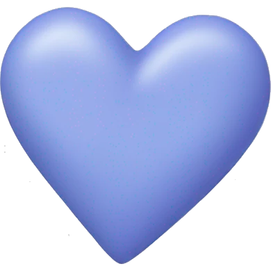 Periwinkle heart emoji