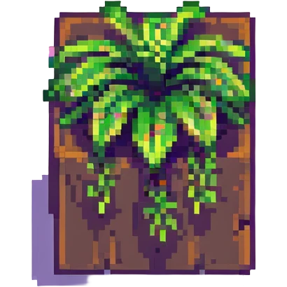 Minecraft grass block, square shape, brown and green, smooth emoji