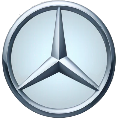 Mercedes benz sign and logo emoji