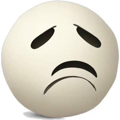 sad paperball  emoji