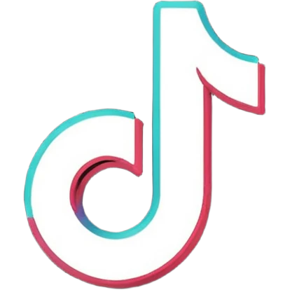 Tiktok logo without background black color emoji
