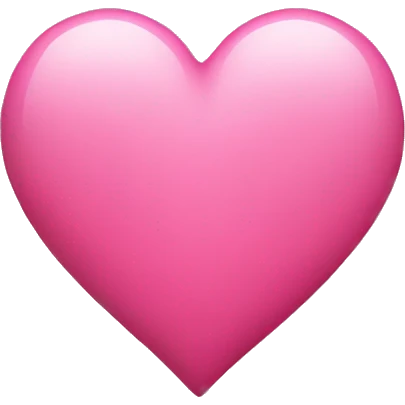 Pink heart emoji