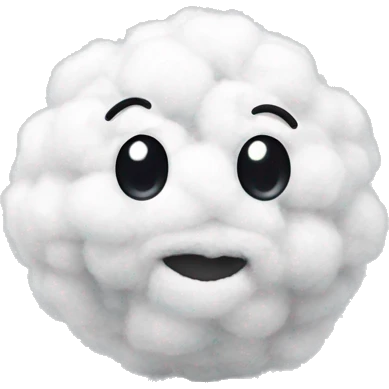 Cotton ball emoji