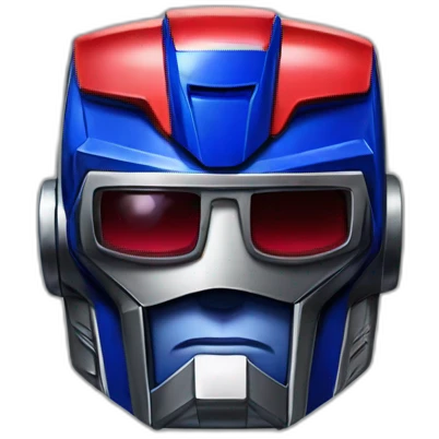 Optimus prime with sunglasses emoji